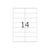 HERMA Premium Paper matte permanent selfadhesive white 4475