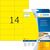 HERMA Special Paper matte permanent selfadhesive yellow 5058