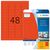 HERMA Coloured labels A4, 45,7 x 21,2 mm, red,