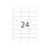 HERMA PREMIUM labels A4, 70 x 37 mm, white, white, 4390