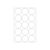 HERMA Permanent adhesive white 32 mm round 480 label(s) 2270
