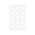 HERMA Selfadhesive transparent 32 mm round 240 label(s) 2279