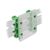 Delock DIN rail clip green (pack of 65961