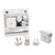 Conceptronic 15.5W Universal USB Travel Charger Kit