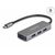 Delock 4-Port USB 5 Gbps USB-C Hub | Grey