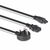 Lindy 2.5m UK to IEC C13 C5 Splitter Cable