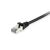 Equip Cat 6 S/FTP 1m Black Patch Cable