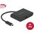 Delock 64091 USB-C Adapter HDMI 4K 30Hz USB-A 5Gbps 60W PD Black
