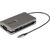 StarTech.com DKT31CSDHPD3 6-in-1 USB-C Multiport Adapter HDMI 4K 60Hz Gigabit Ethernet 100W PD