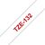 Brother TZe-132 Red on Clear Laminated Label Tape 12mm x 8m