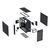 ASUS Prime AP303 Mesh ATX Mid Tower Case Black USB-C