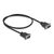 Delock / Serial cable / DB-9 (M) with nuts to DB-9 (M) wi | 87839