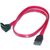 DIGITUS AK-400104-005-R SATA III Data Cable 0.5m 90° Angled to Straight Red