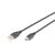 DIGITUS AK-300108-018-S USB-A to Mini-B Cable 1.8m Black