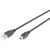 DIGITUS AK-300108-018-S USB-A to Mini-B Cable 1.8m Black