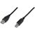 DIGITUS AK-300102-030-S USB-A to USB-B Cable 3m Black