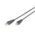DIGITUS AK-300105-030-S USB-A to USB-B Cable 3m Black