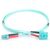 DIGITUS DK-2532-01/3 OM3 LC-SC Duplex Fibre Optic Patch Cable 1m Aqua