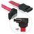 Delock 84249 SATA Cable 30 cm Red