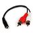 StarTech.com MUFMRCA 6in 3.5mm to RCA Audio Cable