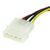 StarTech.com LP4 to SATA Power Adapter Cable