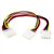 StarTech.com PYO2L LP4 Y Splitter Cable