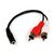 StarTech.com MUFMRCA 6in 3.5mm to RCA Audio Cable