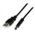 StarTech.com USB to Barrel Power Cable 1m Black