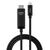 Lindy 43434 USB-C to HDMI 8K60 Adapter Cable 2m Black