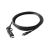 equip 2-in-1 USB-C to USB-C + HDMI Cable 1m 100W 4K60 Black