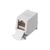 Equip 125581 Cat.6A Shielded DIN Rail RJ45 Inline Coupler