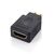 equip 118914 Mini HDMI Male to HDMI Female Adapter Black
