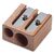 M+R 704110000 Natural Beechwood Double Pencil Sharpener