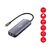 Equip USB-C 7-in-1 MST Multifunctional Adapter, Dual HDMI (133501)
