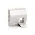 Equip 761312 French Modular Faceplate 2-Port White RAL 9010