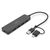 DIGITUS DA-70235 4-Port USB 3.0 Slim Hub Black