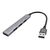 i-tec U3HUBMETALMINI4 4-Port USB-A Metal Hub Grey