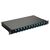 12-Port Fiber Optic Splice Box, SC Duplex, OM3, 1U, Equipped, Black