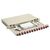 Equip 12-Port Fiber Optic Splice Box, SC Duplex, OM4, 1U, Equipped, Grey (337305)