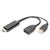 DIGITUS - Adapter cable - HDMI male to USB, Dis | AK-330101-002-S