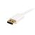 StarTech.com MDP2DPMM2MW Mini DP to DP Cable 2 m White