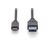 DIGITUS USB-C to USB-A Cable 10 Gbps 1 m Black