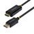 StarTech.com DP to HDMI Cable 2 m 4K60 HDR Gripping