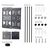 StarTech.com Slide-Out Behind-TV AV Component Panel 10kg