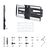 StarTech.com Ultra-Slim Articulating TV Wall Mount 65in