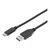 DIGITUS USB-C to USB-A Cable 10 Gbps 1 m Black