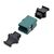 StarTech.com MPO/MTP Fiber Coupler Male to Female Aqua