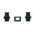 StarTech.com MPO/MTP Fiber Coupler Male to Female Aqua