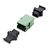 StarTech.com MPO/MTP Fiber Coupler Male to Female Green