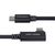 StarTech.com Thunderbolt 5 Cable Right-Angle 240W 0.8m Black
